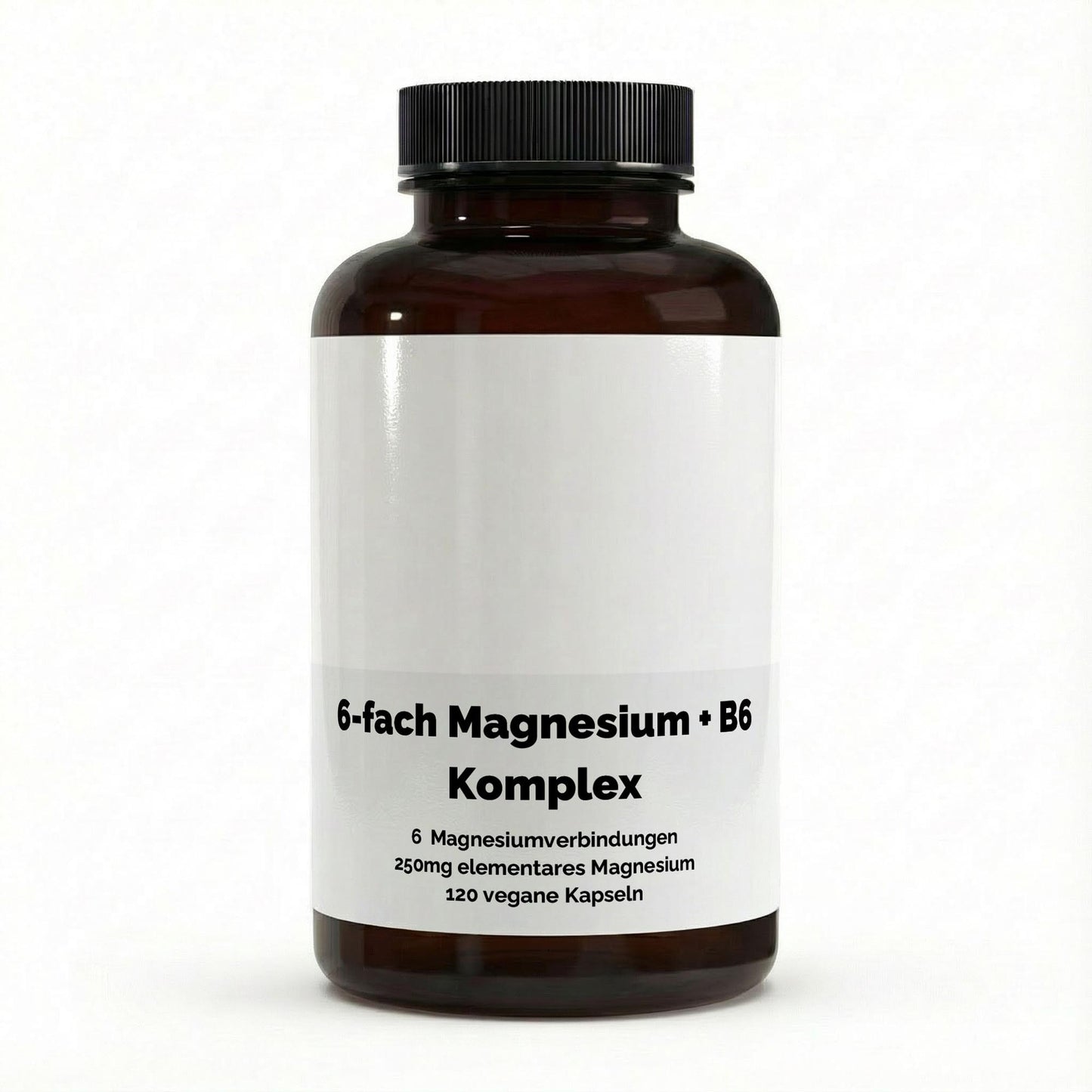 Magnesium 6x Komplex + B6 - 120 vegane Kapseln Kevin