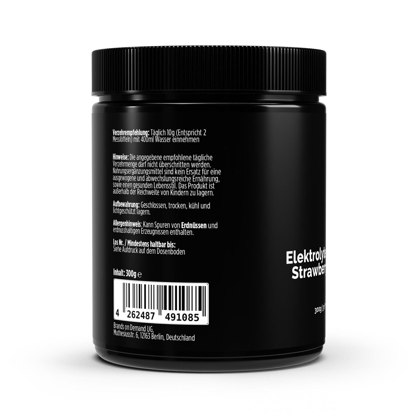 Elektrolyte Pulver Strawberry Lemon - 300g Kevin
